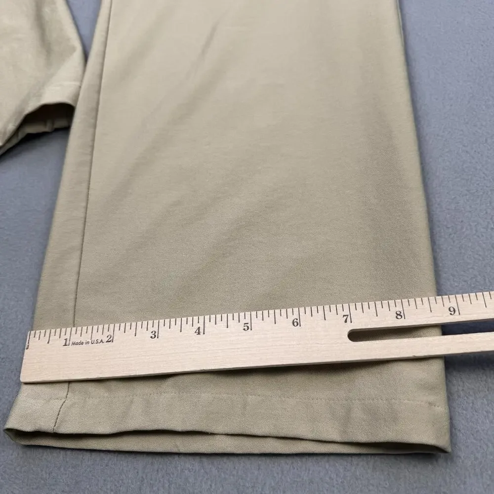 ADIDAS Pants Mens 40x32 Beige Golf Performance Stretch Twill Chino Casual